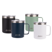 Stainless Steel Double Wall Insulated Explorer Mug 400Ml - Black