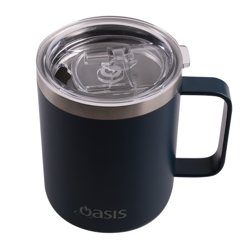 Stainless Steel Double Wall Insulated Explorer Mug 400Ml - Black