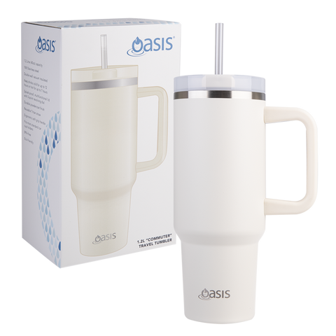 Stainless Steel Insulated Travel Tumbler - 1.2L