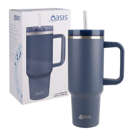Stainless Steel Insulated Travel Tumbler - 1.2L