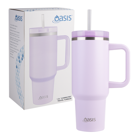 Stainless Steel Insulated Travel Tumbler - 1.2L