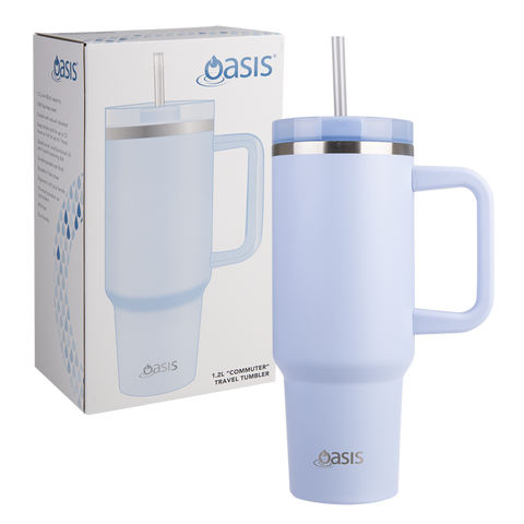 Stainless Steel Insulated Travel Tumbler - 1.2L