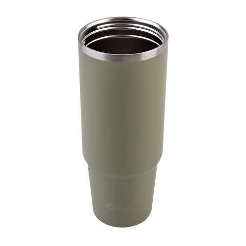 Stainless Steel Double Wall Insulated 'Voyager' Carry Tumbler 900ml