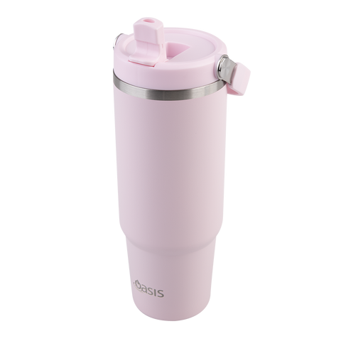 Stainless Steel Double Wall Insulated 'Voyager' Carry Tumbler 900ml