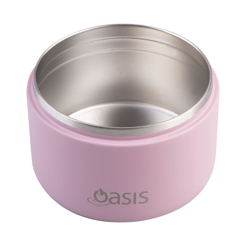 Stainless Steel Double Wall Insulated Food Flask with Quick Release Lid 300ml