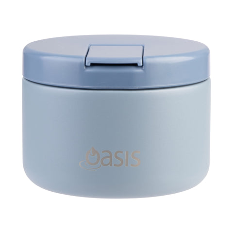 Stainless Steel Double Wall Insulated Food Flask with Quick Release Lid 300ml