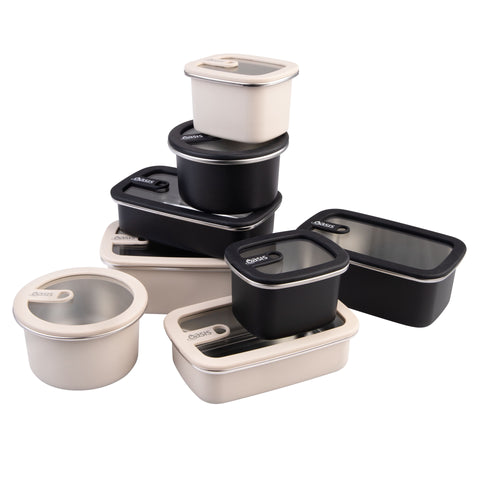 Microwave Safe Rectangular Stainless Steel Container 1.1L