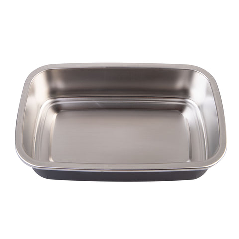 Microwave Safe Rectangular Stainless Steel Container 700ml