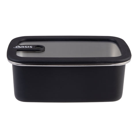 Microwave Safe Rectangular Stainless Steel Container 1.1L