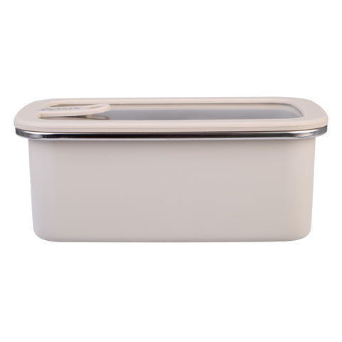 Microwave Safe Rectangular Stainless Steel Container 1.1L