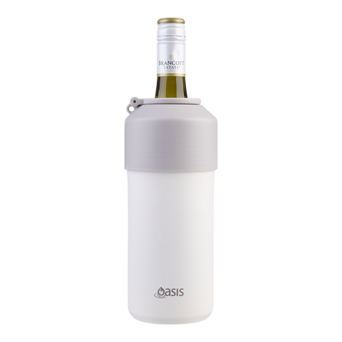 Stainless Steel Double Wall Insulated Adjustable Wine Cooler