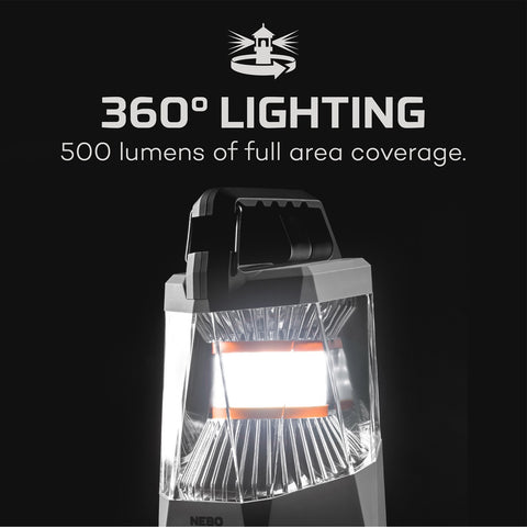 Powerful 500 Lumen Lantern and Power Bank