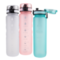 Oasis Tritan Motivaional Bottle 1L / Aqua Marine