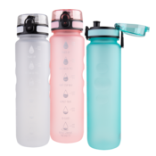 Oasis Tritan Motivaional Bottle 1L / Aqua Marine