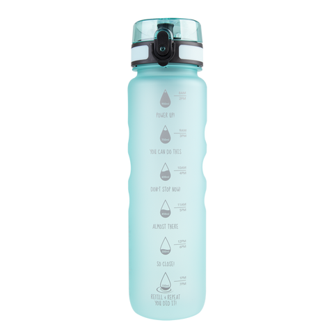 Oasis Tritan Motivaional Bottle 1L / Aqua Marine