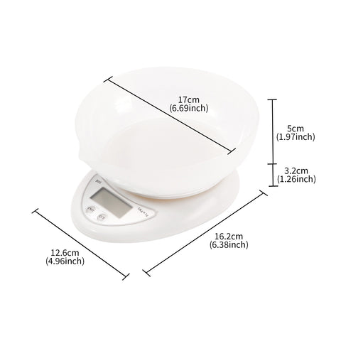 Kitchen Scale With Bowl