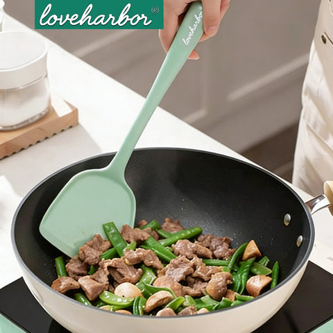 Loveharbor Silicone Solid Spatula - Green
