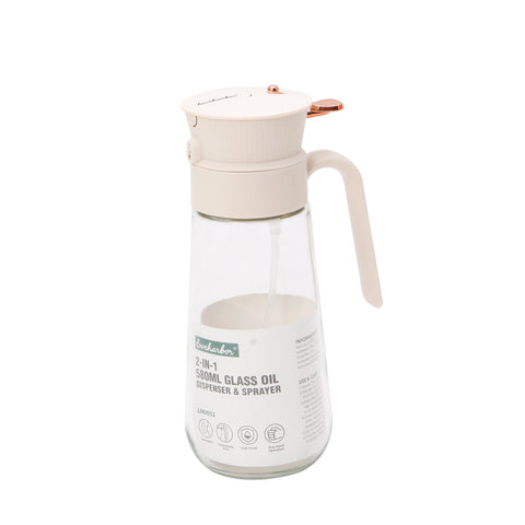 2-In-1 Glass Oil Dispenser & Sprayer