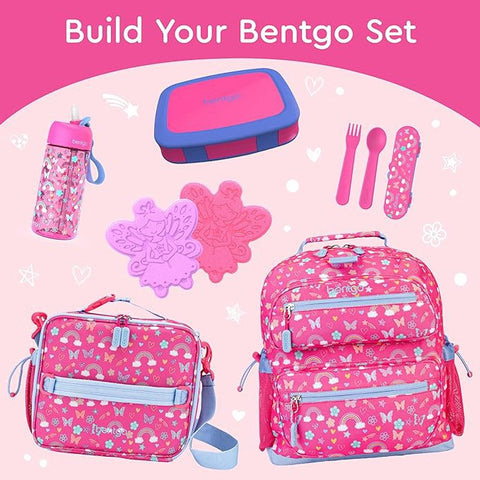 Kid's Leak-Proof Bento Lunch Box - Fuchsia / Fuchsia