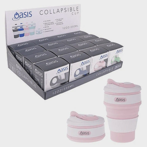 Collapsible Cup 12oz/350ml - 4 Asst. Colours