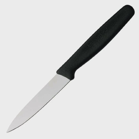 Swiss Classic Paring Knife Pointed Blade 8cm Black