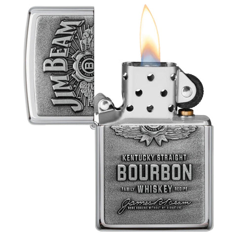 250Jb.928 Jim Beam Full Label Pewter
