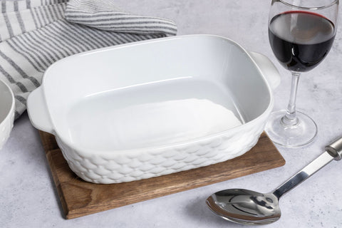 Ceramic Baking Dish - White
