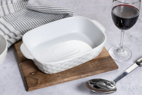 Ceramic Baking Dish - White