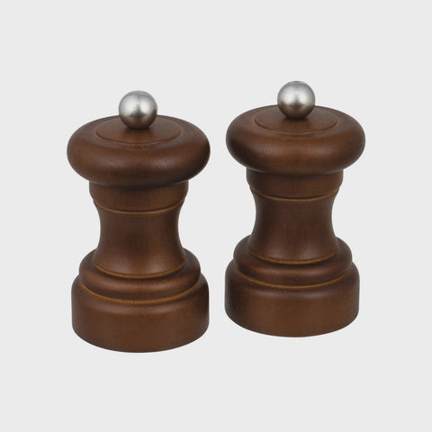Salt and Pepper Mill Set 10cm - Rubberwood