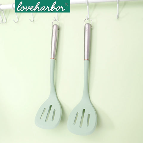 Loveharbor Premium Silicone Slotted Spatula