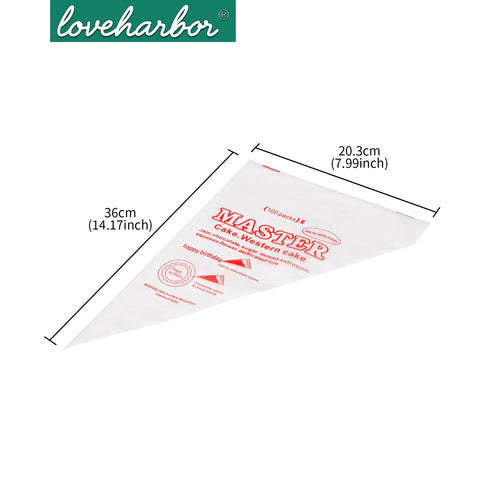 Disposable Piping Bag 100 Pieces