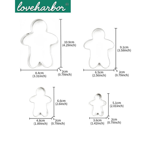 Gingerbread Cookies Cutter Set
