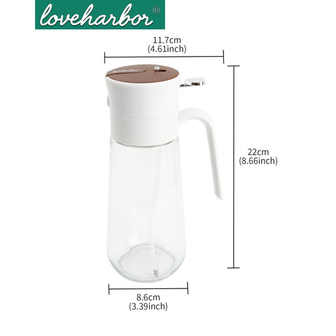 2-In-1 Glass Oil Dispenser & Sprayer
