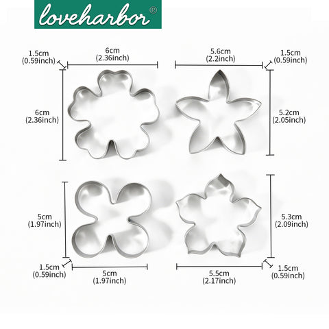 Flora Cookies Cutter Set