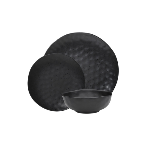 Speckle Ebony 12Piece  Dinner set