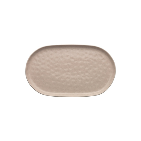 Speckle Cheesecake Oval Serve 40X24X2Cm