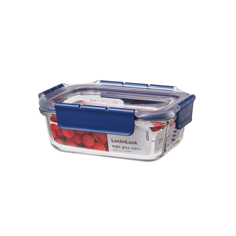 Top Class Glass with Tritan Lid Rectangular - 630ml