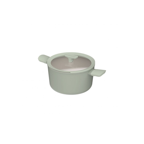 Covered Stockpot Balance Sage 24 X 14cm