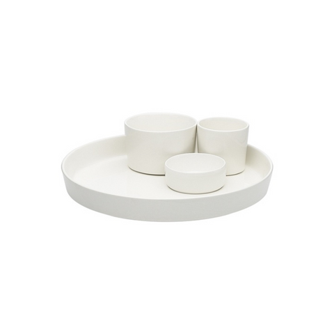 Origin Entertaining Set 4 Piece Plate: 32.5 X 4.5cm