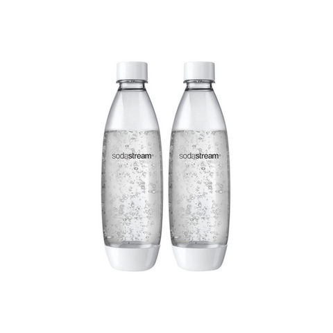 Carbonating Bottle 1L Twin Pack White Fuse