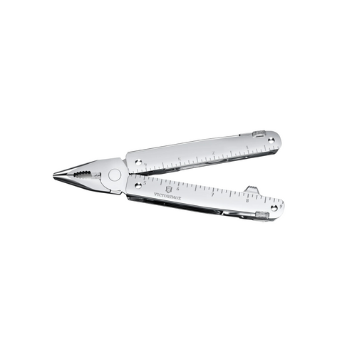 Swiss Tool MX, silver, in nylon pouch,