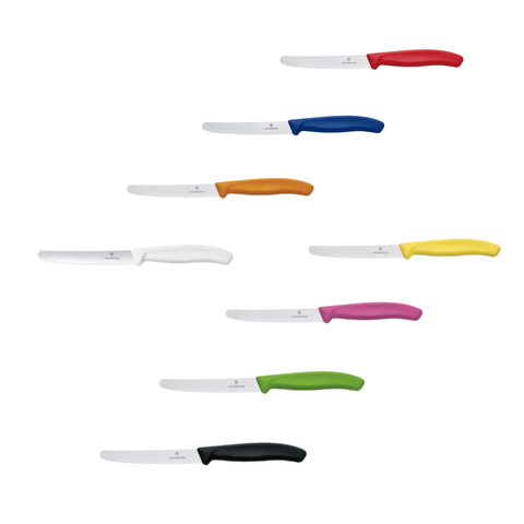 Steak & Tomato Knife 11cm Round Tip Wavy Edge