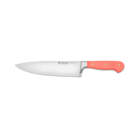 Classic Colour Coral Peach Cooks Knife 20cm