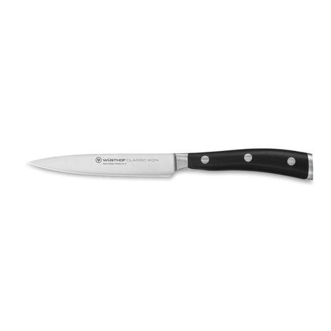 Classic Ikon Black Utility Knife 12cm
