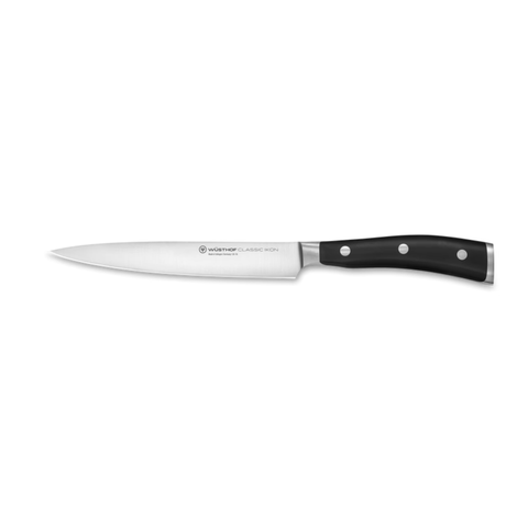 Classic Ikon Black Utility Knife 16cm