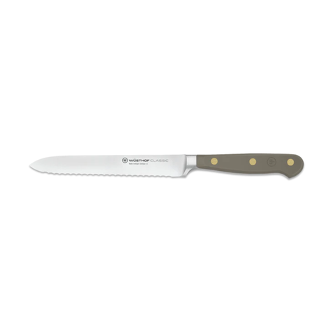 Classic Colour Velvet Oyster Serrated Utility Knife 14cm