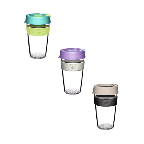 Original Clear Plastic 16oz/454ml L - 3 Colours