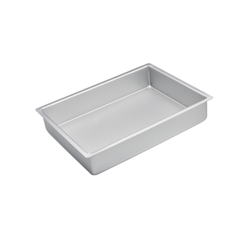Silver Anodised Rectangular Pan 38 x 28 x 7.5cm