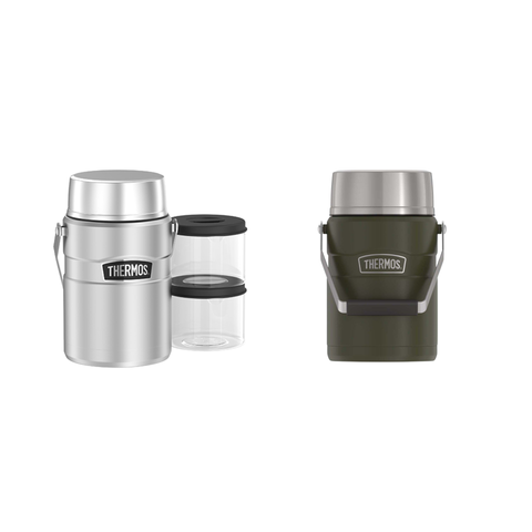 1.39L Stainless King Big Boss Stainless Steel Food Jar - 2 Colors