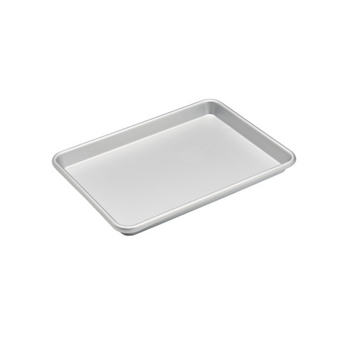 Silver Anodised Deep Baking Tray 33 x 24 x 2.5cm